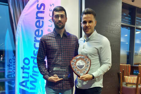 Apprentice of The Year James Hunter with Ewan Freeman