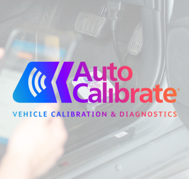 Auto calibrate logo on image of the kit in use